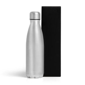 Garrafa com Tampa em Aço Inox Prata 750Ml Personalizado