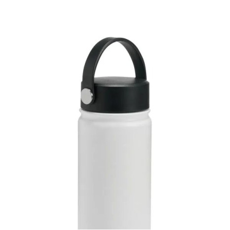 Garrafa Dupla Camada Na Cor Branca 550 Ml Personalizado