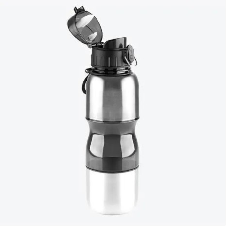 Squeeze Fumê Revestido em Aço Inox 750 Ml Personalizado