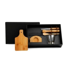 Kit para Caipirinha em Bambu/Madeira 0,35 L 6 Pçs Personalizado