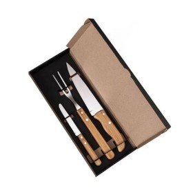 Kit de Facas com Tamanho 7", 4" e Garfo 3 Pçs Personalizado