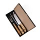 Kit com Faca 8", Chaira e Garfo 3 Pçs Personalizado