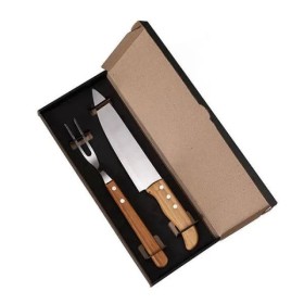 Conjunto de Faca 8" e Garfo 2 Pçs Personalizado