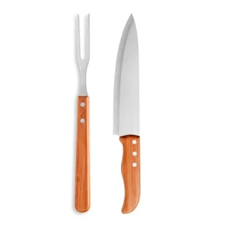 Conjunto de Faca 8" e Garfo 2 Pçs Personalizado