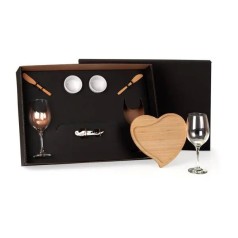 Kit Petisco e Vinho 8 Pçs Personalizado
