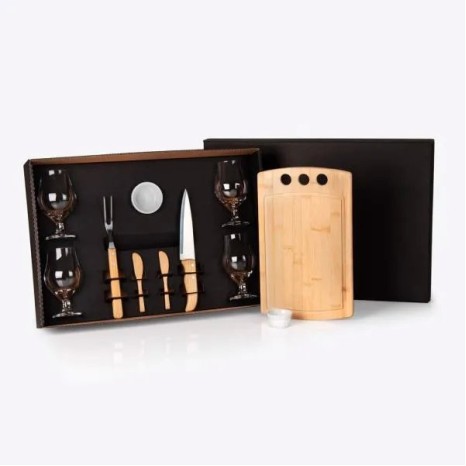 Kit Churrasco, Petisco, Cerveja e Tábua 3 Furos 11 Pçs Personalizado