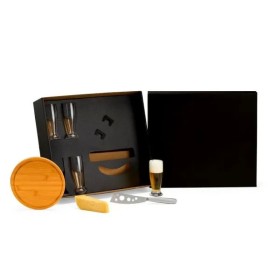 Kit Queijo e Cerveja 6 Pçs com Faca Personalizado