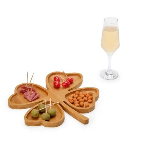 Kit Petisco e Champagne 2 Pçs Não Acompanha Garrafa Personalizado