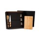 Conjunto para Cozinha e Tempero em Bambu/Inox 6 Pçs Personalizado