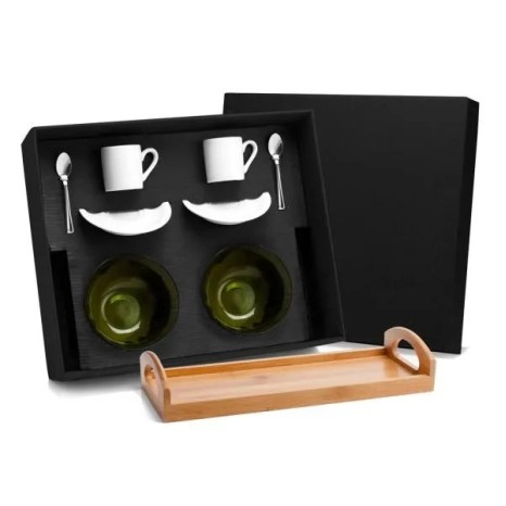 Kit para Cafezinho 9 Pçs Personalizado