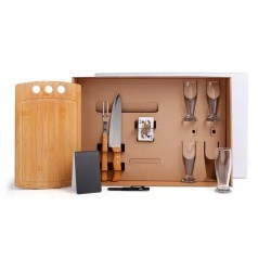 Kit Churrasco, Cerveja e Truco 10 Pçs com Jogo de Baralho Personalizado
