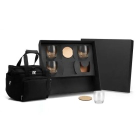 Kit Whisky com Bolsa Térmica 9 Pçs Personalizado