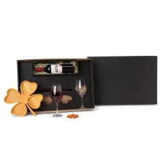 Kit Petisco e Vinho 3 Pçs Não Acompanha Garrafa Personalizado