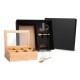 Kit para Chá com Caixa em Bambu e Colheres 5 Pçs Personalizado