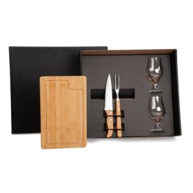 Kit Churrasco com Copos 5 Pçs Personalizado