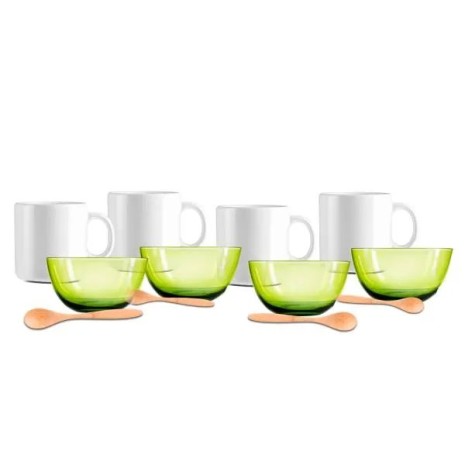 Kit para Café Da Manhã 12 Pçs Personalizado