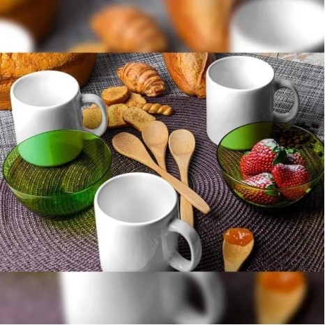 Kit para Café Da Manhã 12 Pçs Personalizado