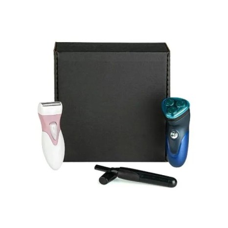 Kit Barbeador 220V, Depilador e Aparador 3 Pçs Personalizado