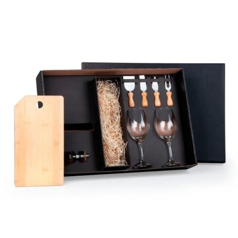 Kit para Queijo e Vinho 8 Pçs Personalizado