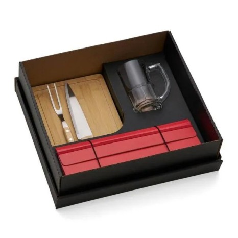Kit Churrasco com Caneca Personalizado