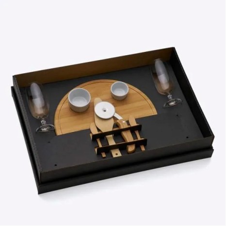 Kit para Pizza e Cerveja 9 Pçs Personalizado