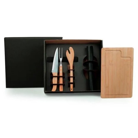 Kit para Churrasco com Esteira Grill 5 Pçs Personalizado
