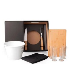 Kit para Churrasco com Balde 9 Pçs Personalizado