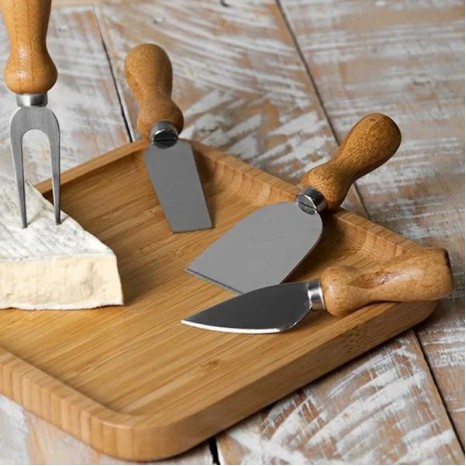 Kit para Petisco / Queijo 5 Pçs Personalizado