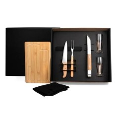 Kit para Churrasco / Cerveja com Pegador 7 Pçs Personalizado