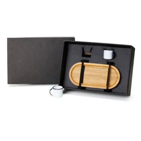 Kit Bandeja e Canecas 3 Pçs Personalizado