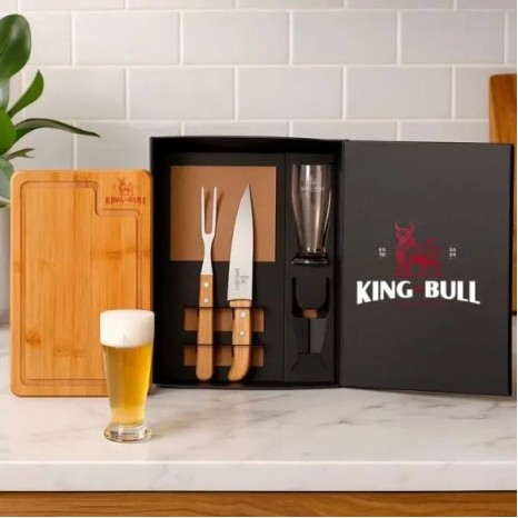 Kit para Churrasco com Copos 5 Pçs Personalizado