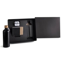 Kit Garrafa, Caderno e Fone 4 Pçs Personalizado