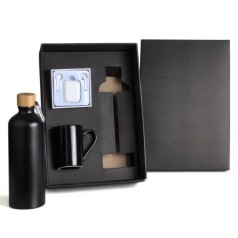 Kit Garrafa, Caneca e Fone Bluetooth 3 Pçs Personalizado
