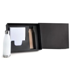 Kit Garrafa e Caderno 2 Pçs Personalizado