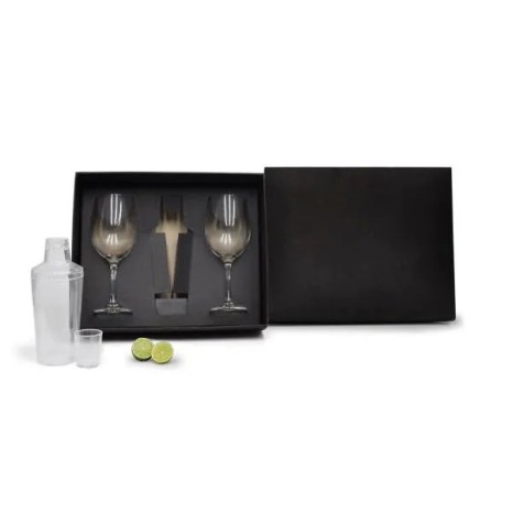 Kit para Drinks com Coqueteleira 3 Pçs Personalizado