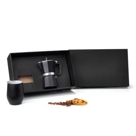 Kit para Café com Cafeteira Italiana 2 Pçs Personalizado