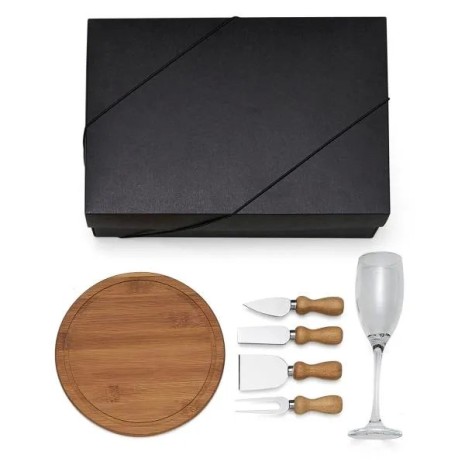 Conjunto Taça, Tábua e Utensílios 6 Peças Personalizado