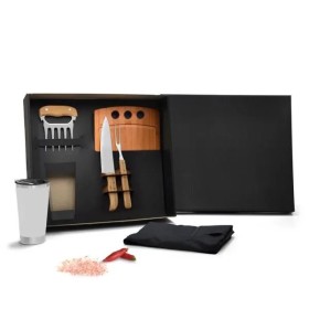Kit para Churrasco com Copo Térmico 6 Pçs Personalizado
