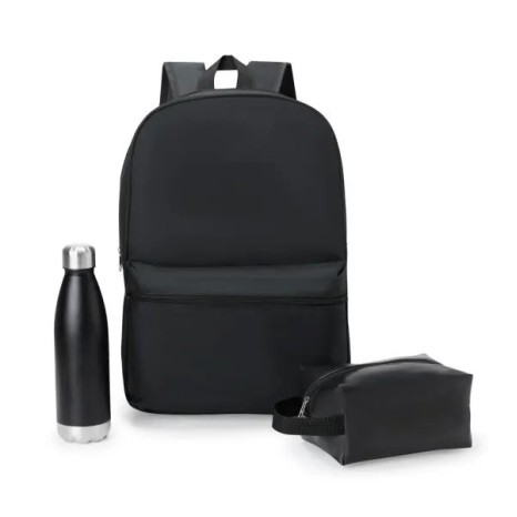 Conjunto Mochila, Necessaire e Garrafa 3 Pçs Personalizado