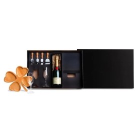 Kit Petisco e Champagne 7 Pçs Não Acompanha Garrafa Personalizado