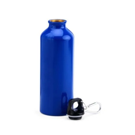 Kit com Squeeze, Caneta e Bloco para Anotações Azul 3 Pçs Personalizado