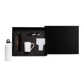 Kit Squeeze e Acessórios Branco 4 Pçs Personalizado