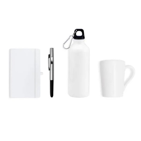 Kit Squeeze e Acessórios Branco 4 Pçs Personalizado