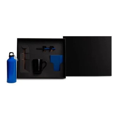 Kit Squeeze e Acessórios Azul 4 Pçs Personalizado