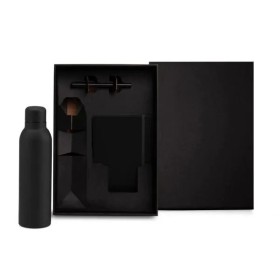 Kit Garrafa, Caderno e Caneta 3 Pçs Personalizado