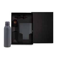 Kit Garrafa, Caderno e Caneta 3 Pçs Personalizado