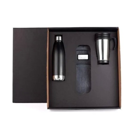 Conjunto Mochila, Garrafa e Caneca 3 Peças Personalizado