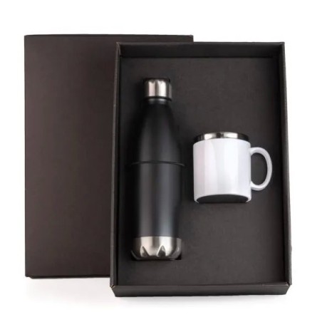 Kit Garrafa e Caneca 2 Pçs Personalizado