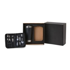 Kit Copo Térmico e Conjunto de Ferramentas 17 Pçs Personalizado
