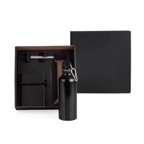 Kit com Squeeze, Caneta e Bloco 3 Pçs Personalizado